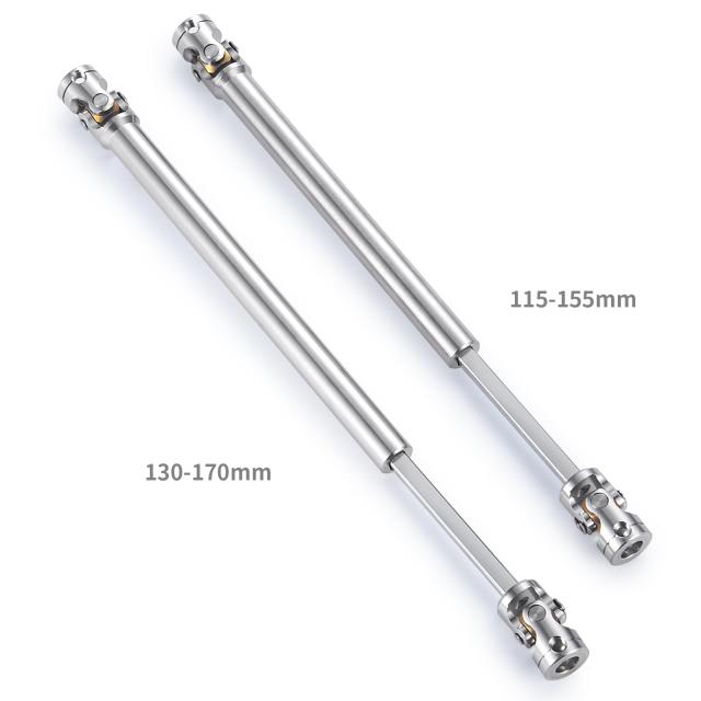 TRZX 2個 金属 RC ドライブ シャフト RC 1/14 タミヤ トレーラー