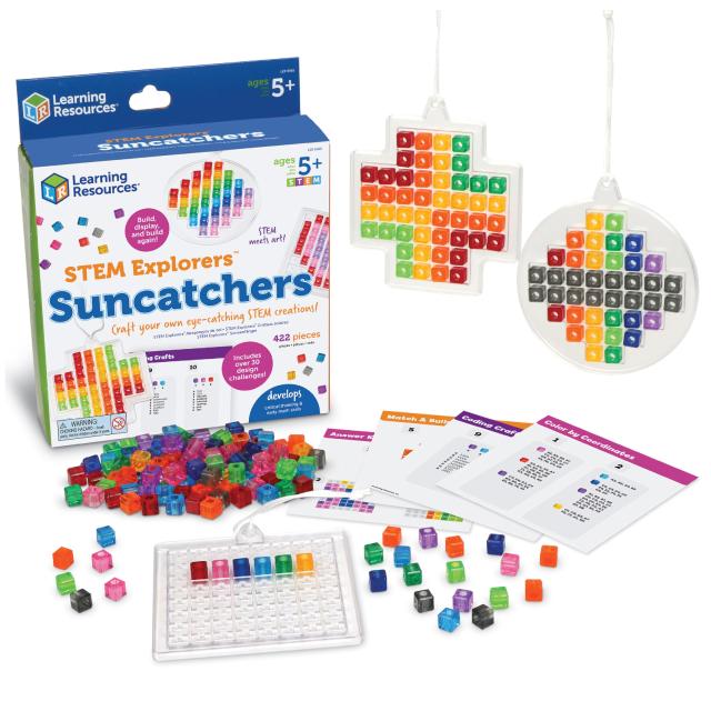 Learning Resources STEM Explorers Suncatchers 433 Pieces Ages 5+ STEM Toys