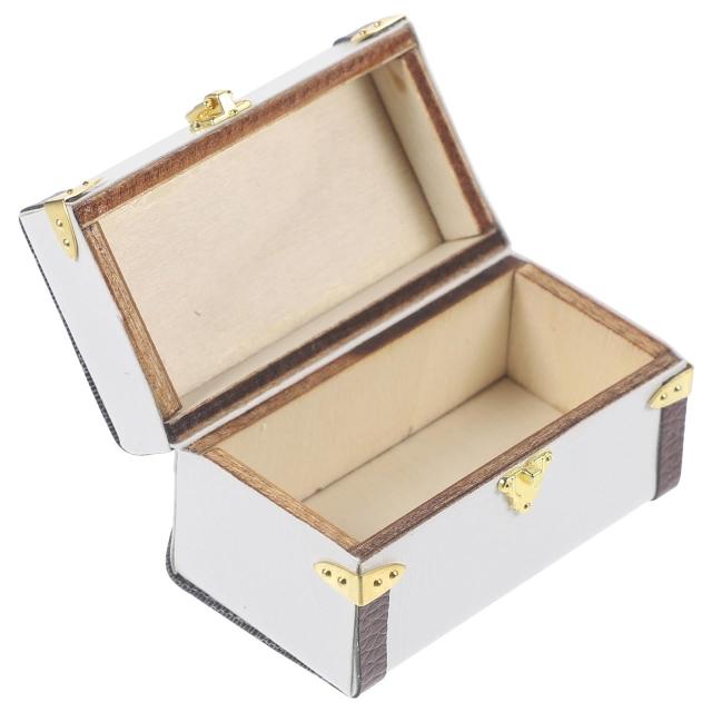 Abaodam ボックス ミニ ストレージ ボックス おもちゃ ヴィンテージ 装飾 モデル ミニチュア 荷物 ドールハウス ヴィンテージ ケース ドー