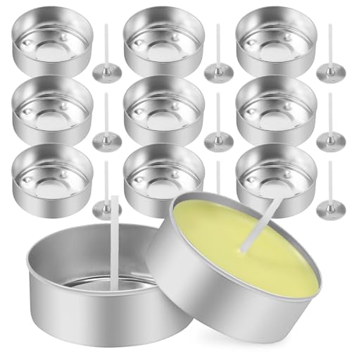 Ciieeo アルミ缶 キャンドル 缶 150個セット 空缶 金属缶 キャンドル 芯 キャンドル 瓶 キャンドル 容器 キャンドル型 キャンドル作りセ