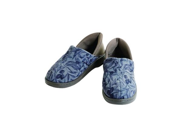 [徳武産業] スリッパ オール スポッと グレー large 3E