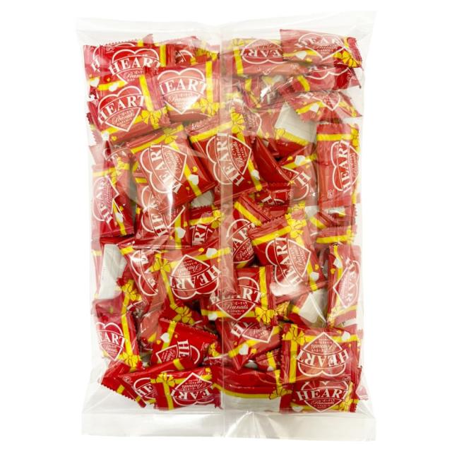 不二家 ミニ ハートチョコレート ピーナッツ 100袋 ビッグシェアパック 大容量 小袋 個包装 業務用 詰め合わせ バレンタイン ホワイトデー