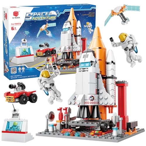 ENHANA 宇宙探査シャトルおもちゃ 6 7 8 9 10 11 12歳の子供、女の子、男の子、STEMプロジェクト ロケット組み立ておもちゃキット