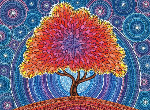 Ravensburger Color Your World Series:生命現象の樹 500平和条約 謎合わせ 成年者用 - 80686 - 手作りツ