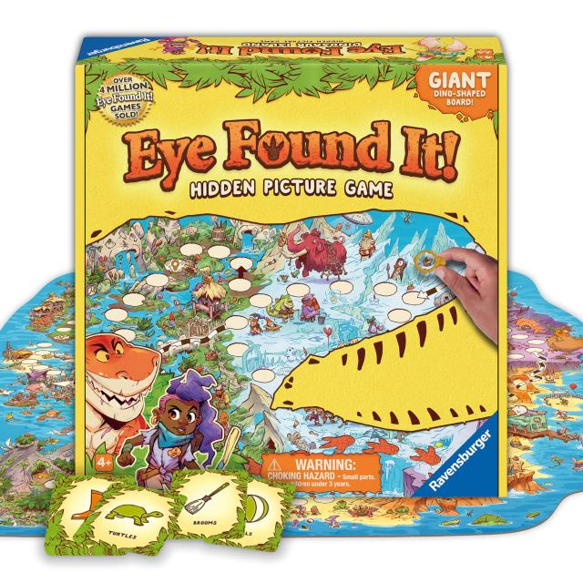 Ravensburger 恐竜 アイランドアイファウンドイット! ボードゲーム - 子供と家族のための教育アドベンチャー - 集中力、記憶力、チームワ