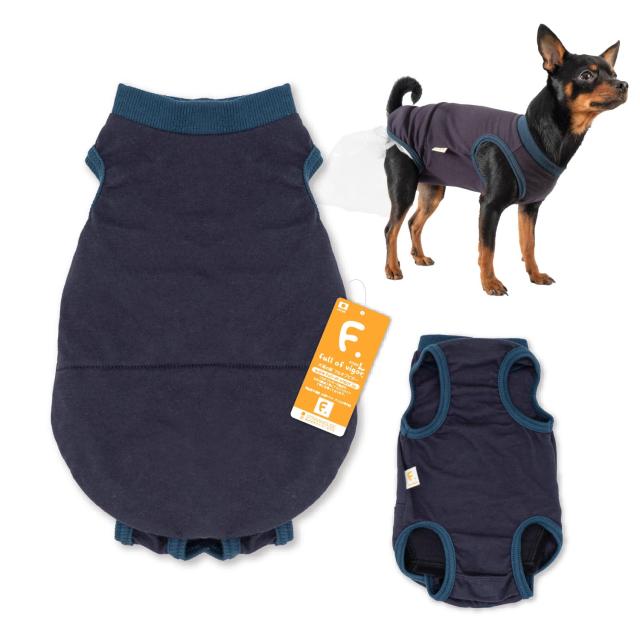 小型犬 うんちキャッチ おむつカバー プーぱんつ 男女兼用 マーキング対策 犬の服 フルオブビガー 5/ネイビー NSの通販は