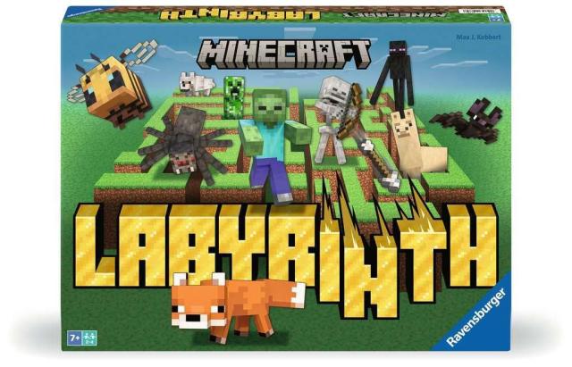 Minecraft Labyrinth - Gesellschaftsspiel & Brettspiel ab 7 Jahre