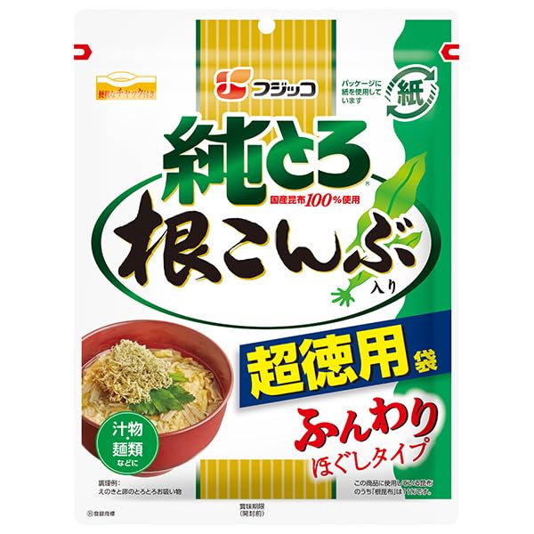 フジッコ 純とろ 根こんぶ入り 超徳用袋 47g×20袋入