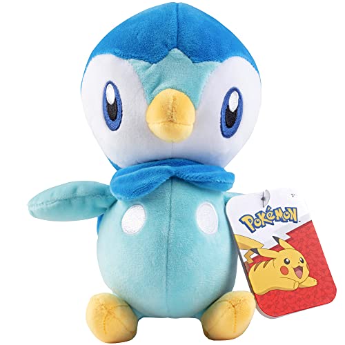 ポケモン 8インチ ピップアップぬいぐるみ - 公式ライセンスポケモン - ダイヤモンド&amp;パールスターター - 高品質の動物のぬいぐるみ - 子供、男