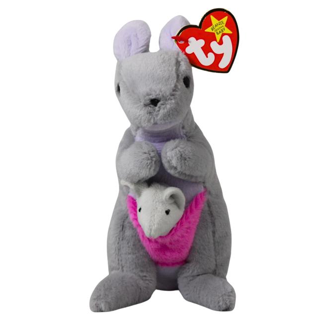 Ty Beanie Babies KAYLA カンガルーポーチ - 6インチ