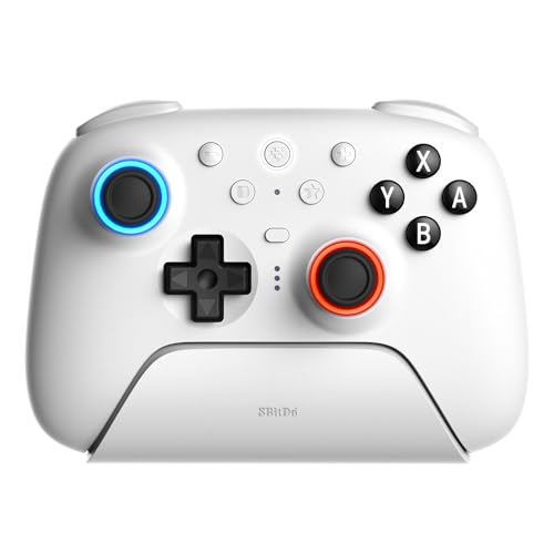 8BitDo Ultimate 2 Bluetooth コントローラー Switch/Switch 2 & Windows PC 用、TMR ジョイス