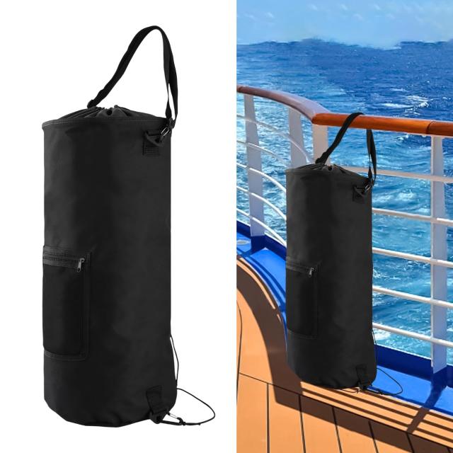 Houseen Ant-Proof 防水ボートゴミ箱 600Dオックスフォード生地 無臭デザイン ポータブル折りたたみ式マリンゴミ箱 トップハンドル&amp;