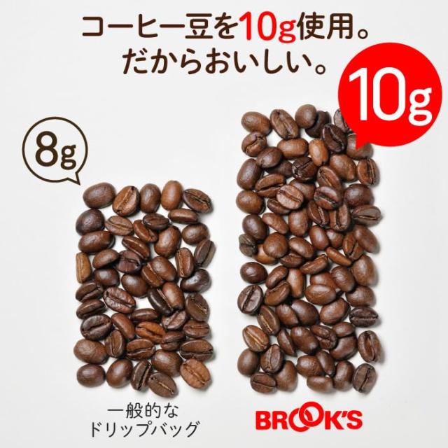 10g入り ドリップバッグコーヒー モカ 72袋 ブルックス 珈琲 BROOKS BROOKS_2