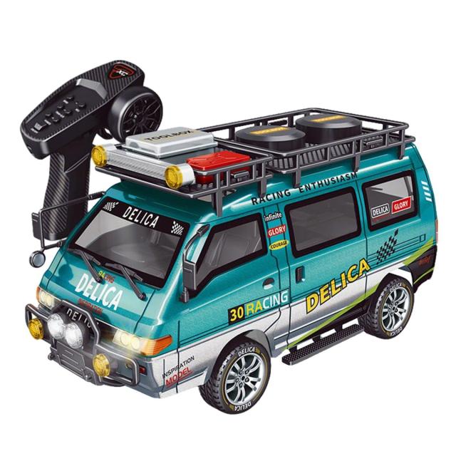 OBIOCKIDAY JXC5813A 1/24 遠隔操作ヴァン 2.4G 2WD フルプロポーショナル シンクロ茄子 RC鉄道車両 ともし火付き添い人 ミニ ラジ
