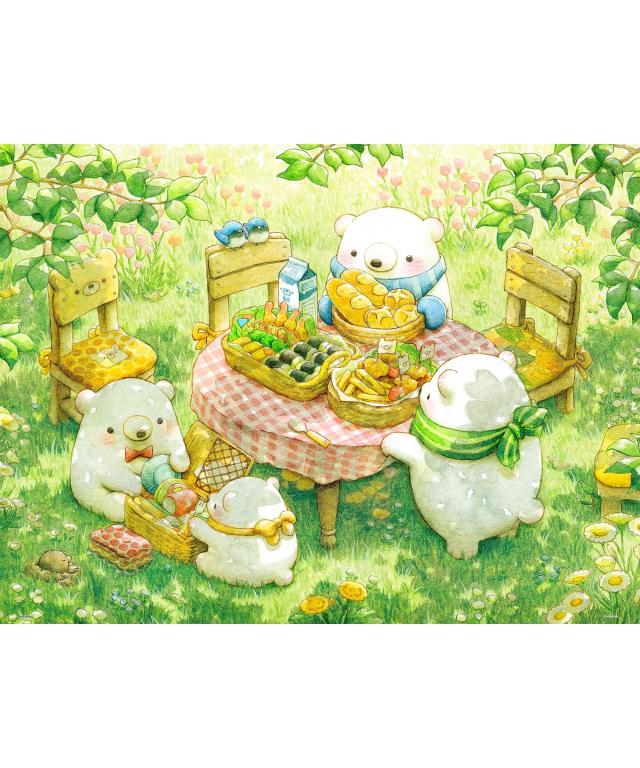 ピースリラックス(PieceRelax) 1000ピース プラ製ジグソーパズル【ちっぷ＿ピクニック】(48X64cm)大人向け難しい 破片なし カチっ