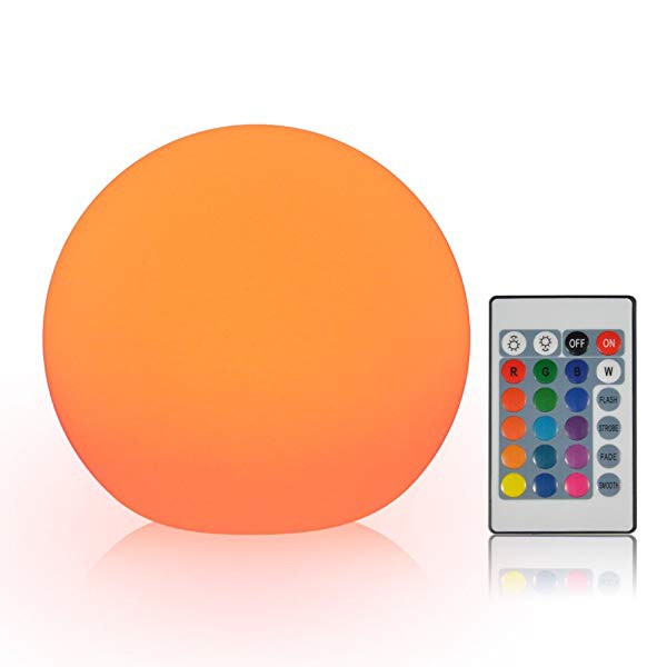 充電式 LEDボールライト 16色のカラーモード