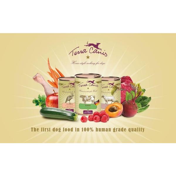 Terra Canis テラカニス ハイポアレルゲン オーストリッチとパースニップ グレインフリー 1種類のお肉と1種類の野菜 400g 6個 2400g ドッグフード 缶詰_3