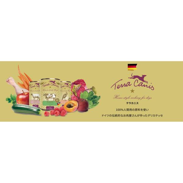 Terra Canis テラカニス ハイポアレルゲン オーストリッチとパースニップ グレインフリー 1種類のお肉と1種類の野菜 400g 6個 2400g ドッグフード 缶詰_4