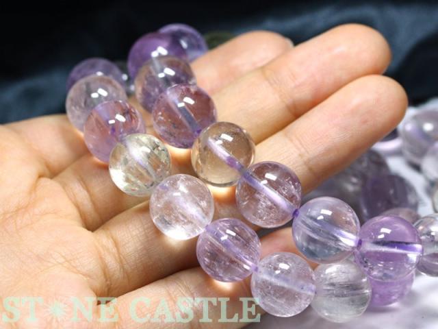 ☆高品質☆【天然石 ブレスレット】クンツァイト (6A) (約11.5〜12mm) (ケース付) パワーストーン 母の日 ギフト_5