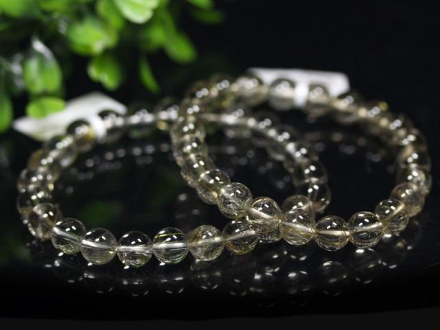 ☆高品質☆【天然石 ブレスレット】山梨水晶 (約8mm)  パワーストーン 母の日 ギフト