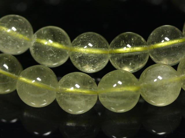 ☆高品質☆【天然石 ブレスレット】リビアングラス (5A) (約8〜8.5mm) (ケース付) パワーストーン 母の日 ギフト_4