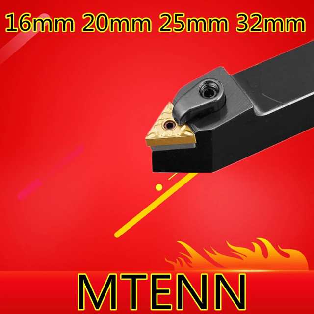 1 個 MTENN1616H16 MTENN2020K16 MTENN2525M16 MTENN2525M22 MTENN3232P16 MTENN3232P22 cn 旋盤切削アウター旋削工具ホルダー