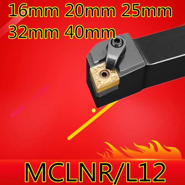 1 個 MCLNR1616H12 MCLNR2020K12 MCLNR2525M12 MCLNR3232P12 MCLNR2525M16 MCLNR3232P16/19 mclnl cnc 旋盤ツールホルダー