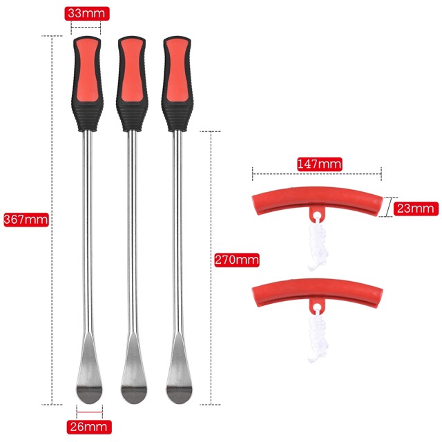 オートバイタイヤの完全なセットラジオの傷とタイヤの取り外しツール