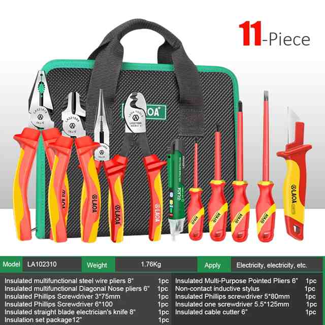 多機能断熱材,ツール,電気技師のドリル,ドライバー修理セット,LAOA-VDE v,電圧
