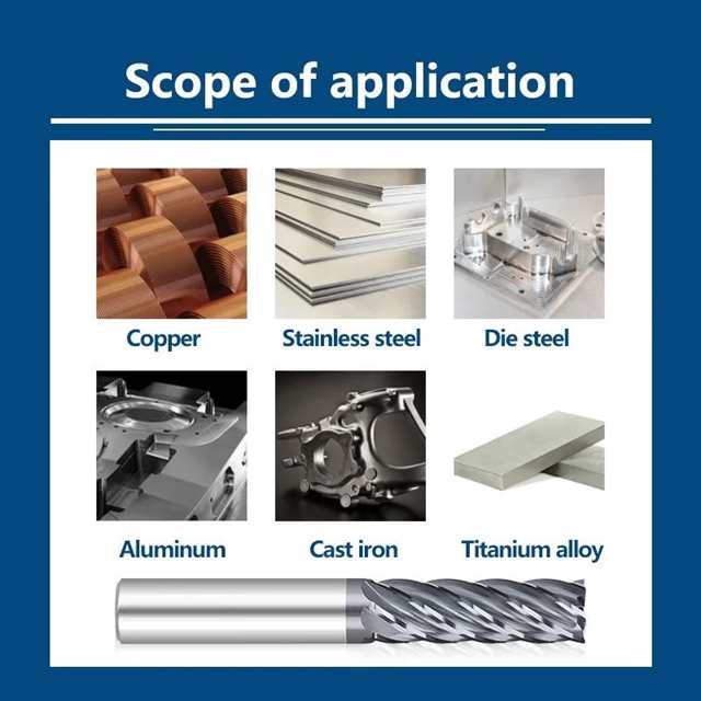 Xcanフライスカッター4-16ミリメートルタングステン超硬エンドミル6フルートcnc仕上げ加工ルータービット金属鋼