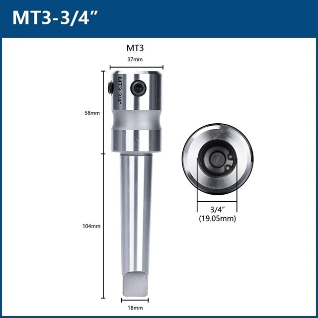 Xcan 3/4インチモールステーパーアーバーMT2 MT3中空ドリルビットホルダーのための金属加工weldonシャンクhss環状カッターアーバ