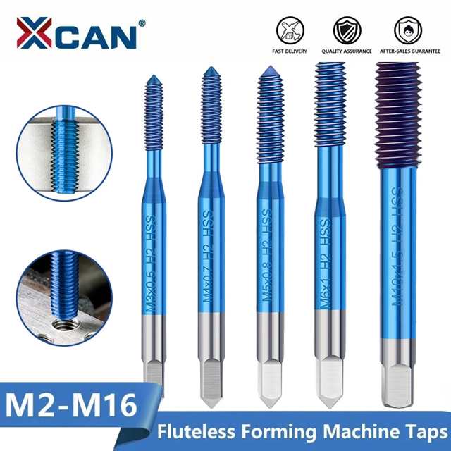 Xcan fluteless成形機タップM2-M16メトリックマシンプラグタップ押出タップhssねじねじタップドリル