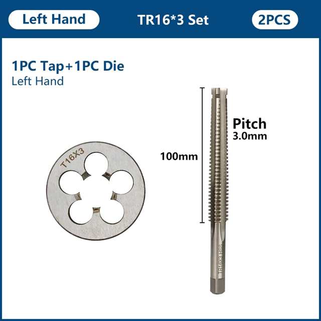 Xcan trタップセット左手ねじねじタップとhss機プラグタップタップスレッド化ツールTR8 tr 10 TR12 TR14 TR16