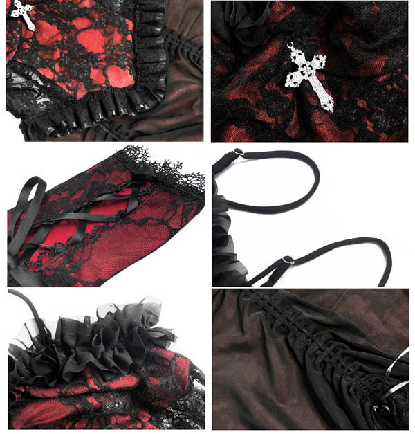 送料無料】ハロウィン ゴシック キャミソールドレス 仮装舞踏会 女性用