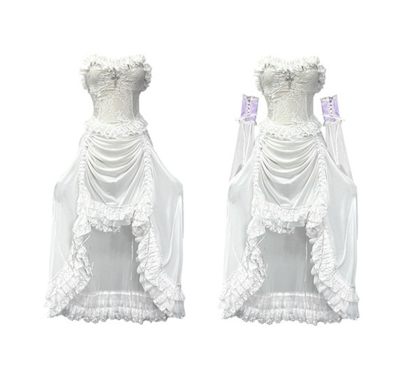 送料無料】キャミソールドレス ハロウィン ゴシック風 レース ダーク