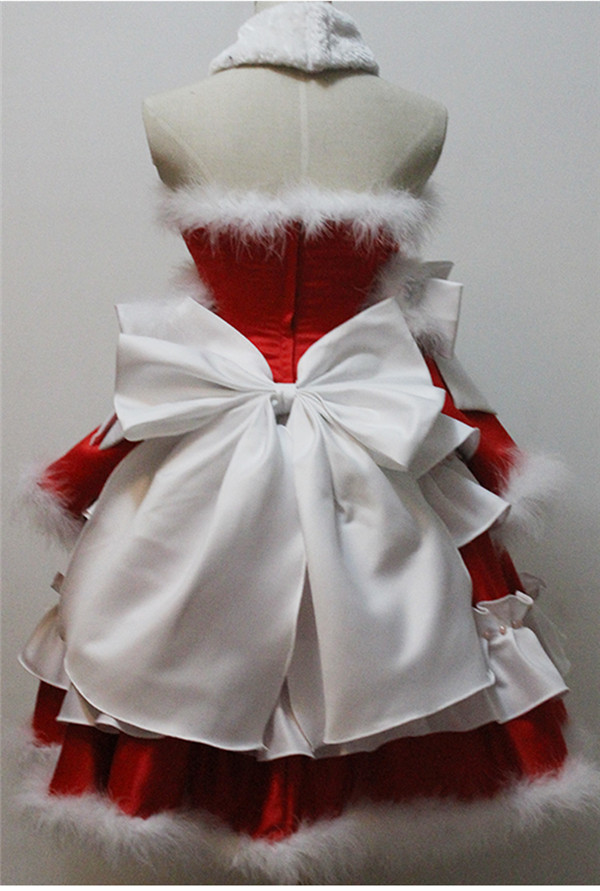 【送料無料】サンタ コスプレ クリスマス衣装 新年パーティー ワンピース セクシー パーティドレス 可愛い コスプレセット 大人 S M L XL be206c0_2