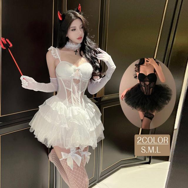 超セクシー 制服 萌え 誘惑 コスプレ衣装 サンタクロース バニー 白 黒