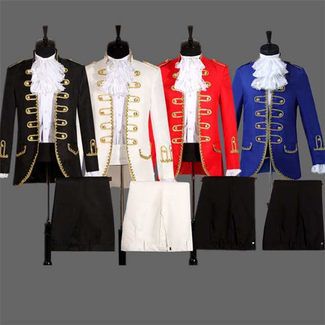 公爵 宮廷服 男性用スーツ 5点セット コスプレ衣装 王子様 貴族 衣装 