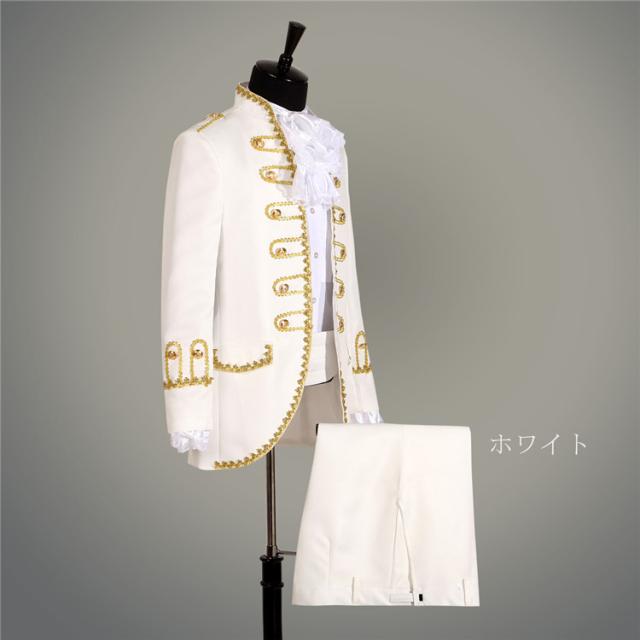 【送料無料】公爵 宮廷服 男性用スーツ 5点セット コスプレ衣装 王子様 貴族 衣装 メンズ 中世 大人 演奏会 撮影用 舞台 ステージ衣装_7
