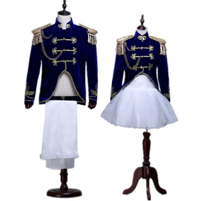 【送料無料】王子様 ヨーロッパ風 復古風 男女 レディース コスプレ衣装 ステージ衣装 舞台 バンド衣装 送料無料】王子様 ヨーロッパ風 復古風 男女 レディース コスプレ衣装