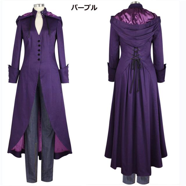 送料無料】中世 ルネサンス ジャケット プリントフードストラップハイ