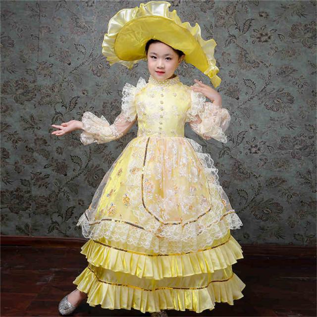 ファイナルバーゲン 子供服 ワンピース 劇場 歌劇 ステージ衣装 人気お姫様ドレス 公爵夫人 宮廷服ドレス 演劇オペラ声楽 中世 貴族 ブルードレス 高級感 Vacationgetaways4less Com