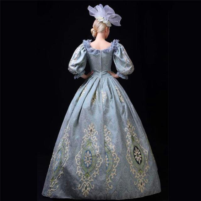 送料無料】ロングドレス 女性用 貴族の衣装 宮廷服 中世貴族風