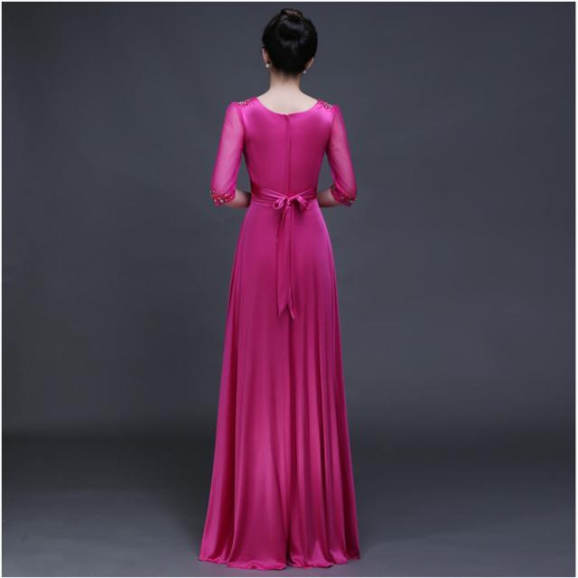 送料無料】ロングドレス イブニングドレス コンサート ロング ドレス a