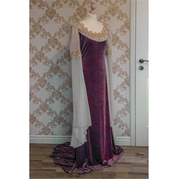 ヨーロッパ中世 ワンピース 長袖 宮廷風 女王 貴族 女神 クイーン ドレス 学園祭 文化祭 舞踏会 変装 仮装 ハロウィン コスプレ衣装の通販はau Pay マーケット Glory Park