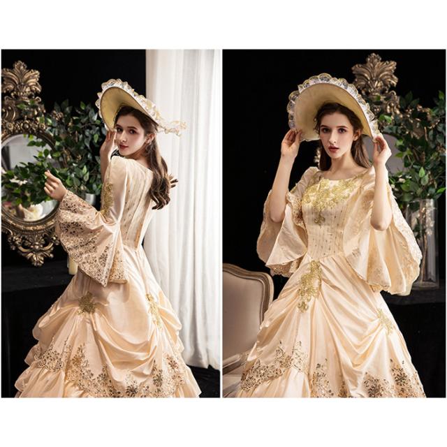 送料無料】お姫様ドレス オペラ声楽 中世貴族 ステージ衣装にピッタリ