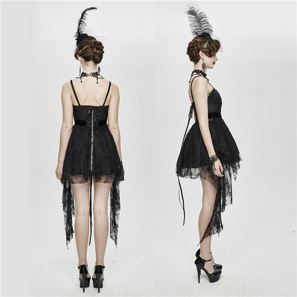 送料無料】ゴスロリ 編み上げ キャミソールドレス ヨーロッパ中世公爵