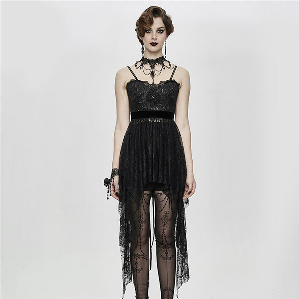 【送料無料】ゴスロリ 編み上げ キャミソールドレス  ヨーロッパ中世公爵 宮廷服 スリングドレス 女性用 中世  17世紀  プロムドレス ワンピース  ゴシック 貴族風 ブラック 学園祭 文化祭 送料無料】ゴスロリ 編み上げ キャミソールドレス ヨーロッパ中世公爵