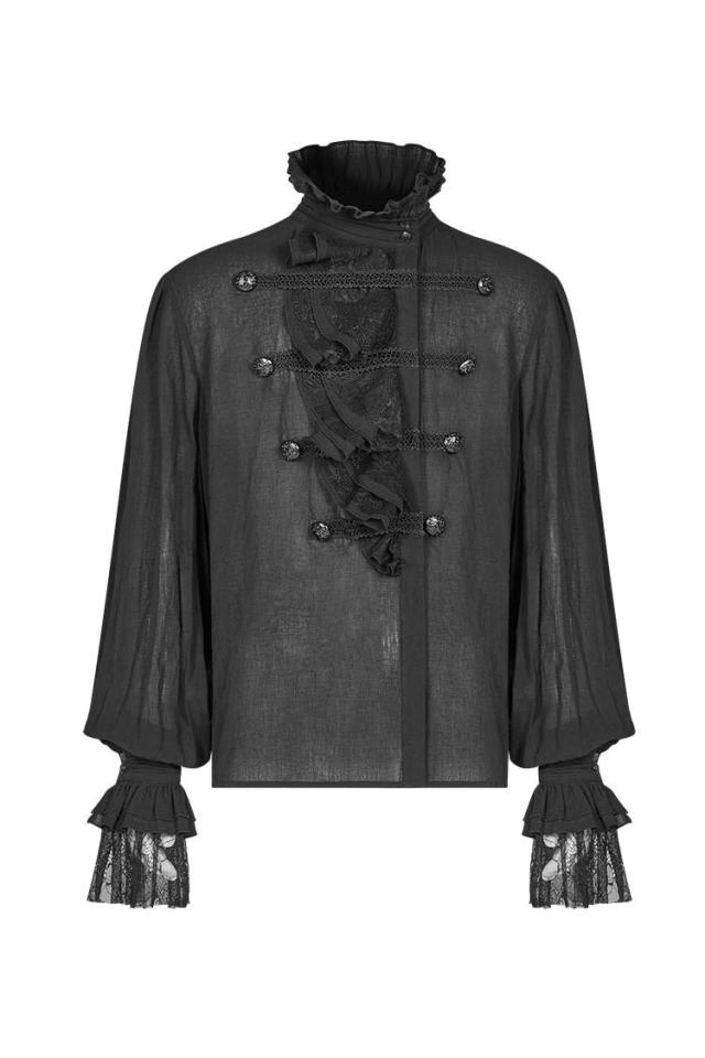 送料無料】西洋 ゴシック風 トップス メンズ 舞台ステージ衣装