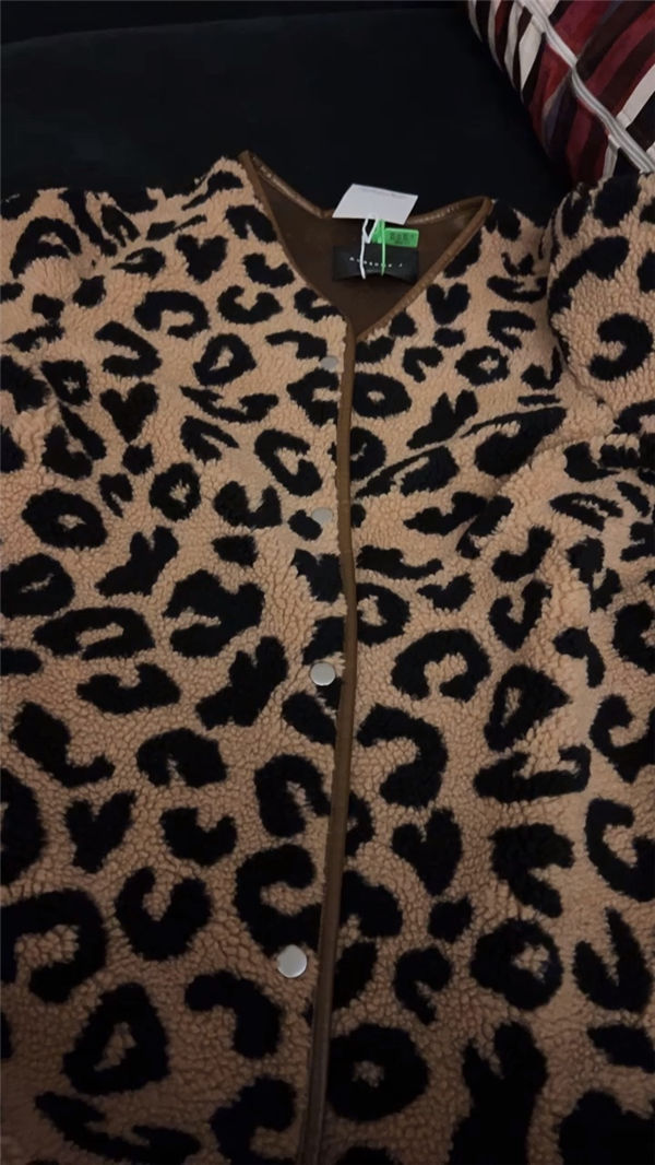 送料無料】コート ボア ボアコート ヒョウ柄 ロング レディース ノー